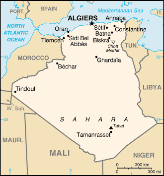 Algeria Map