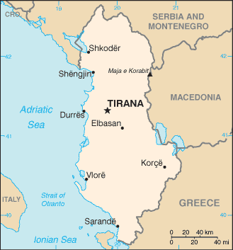 Albania Map