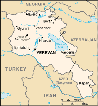 Armenia Map