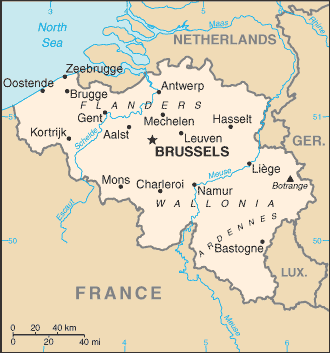 Belgium Map