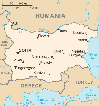 Bulgaria Map