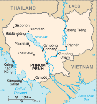 Cambodia Map