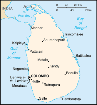 Sri Lanka Map