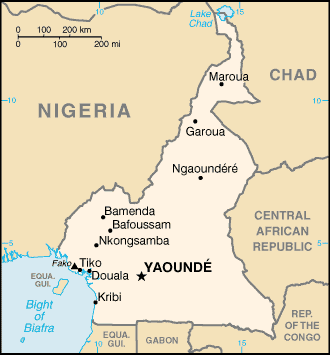 Cameroon Map