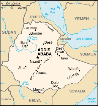 Ethiopia Map