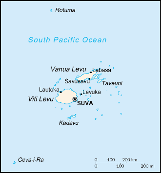 Fiji Map