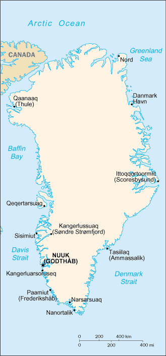 Greenland Map