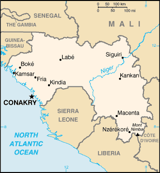 Guinea Map