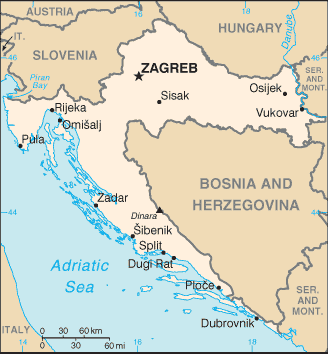 Croatia Map