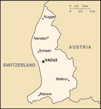 Liechtenstein Map