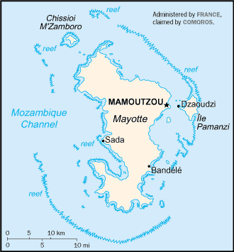 Mayotte Map