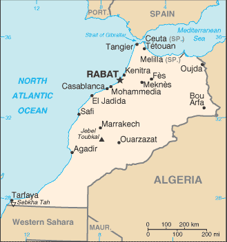 Morocco Map