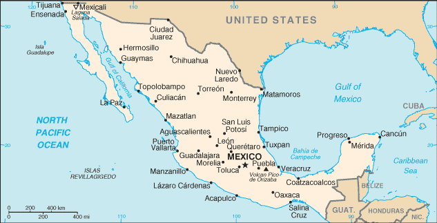 Mexico Map