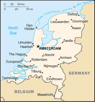 Netherlands Map