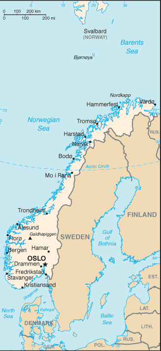 Norway Map