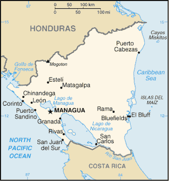 Nicaragua Map