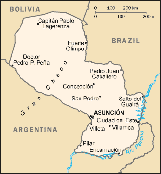 Paraguay Map