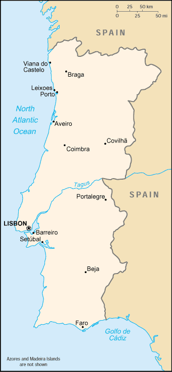 Portugal Map