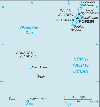 Palau Map