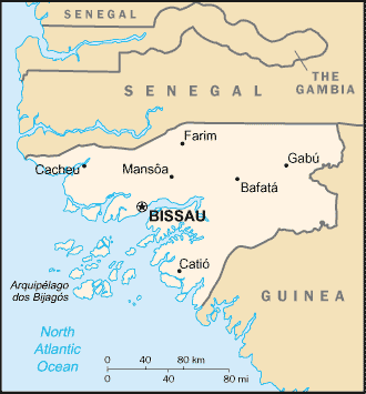 Guinea-Bissau Map