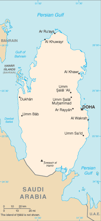 Qatar Map