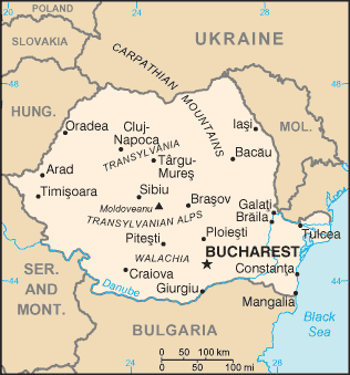 Romania Map