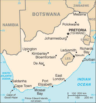 South Africa Map