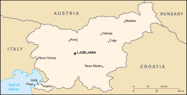 Slovenia Map