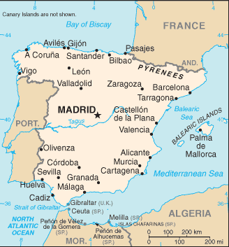 Spain Map