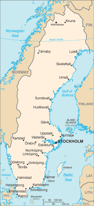 Sweden Map