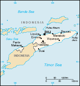 East Timor Map
