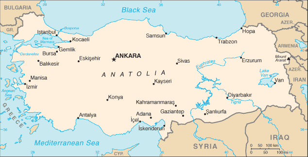 Turkey Map