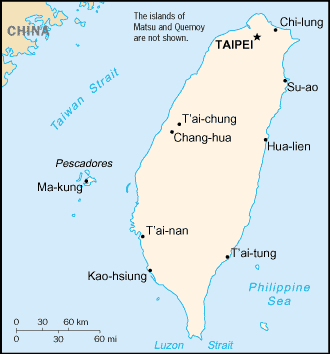 Taiwan Map