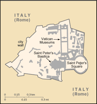 Vatican City Map