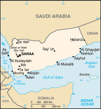 Yemen Map