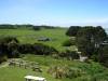 New Zealand - Nelson - Farewell Spit Visitor Centre and Cafe - Taken from the cafe looking over farmland and the spit.