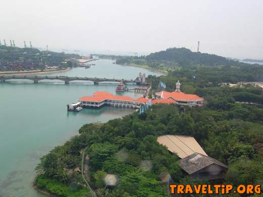 Singapore - Singapore - Sentosa Island - The channel separating Sentosa from Singapore Island