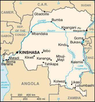 Congo Demo. Rep. of the Map