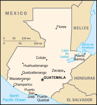 Guatemala Map