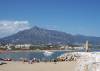 Spain - Andalucia - Marbella - Costa del Sol Spain - View from the pier over the Puerto Banus East bay