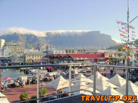South Africa - Western Cape - V&A Waterfront - View from one of the terraces at the V&A Waterfront